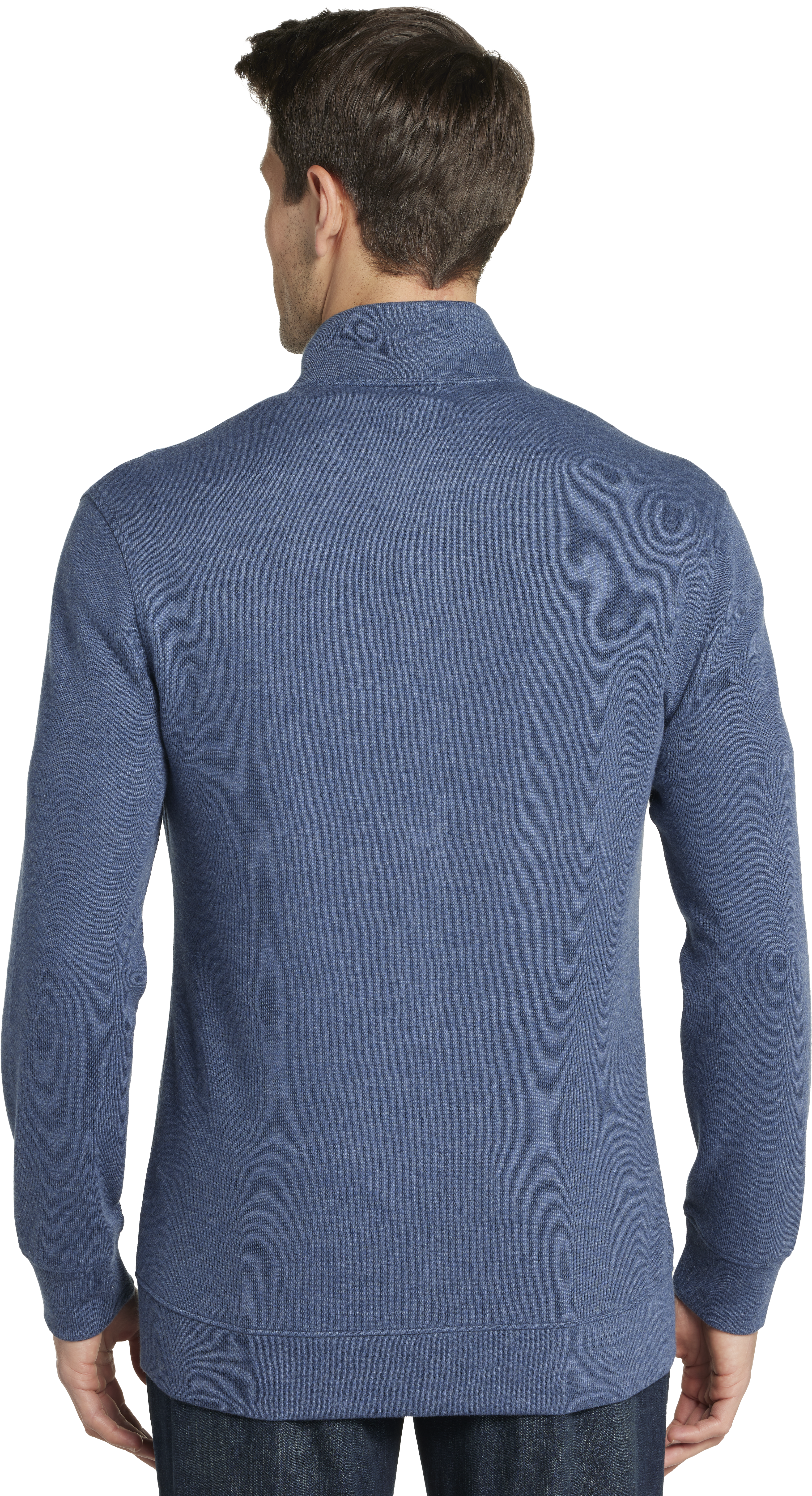 Modern Fit Full Zip Performance Sweater