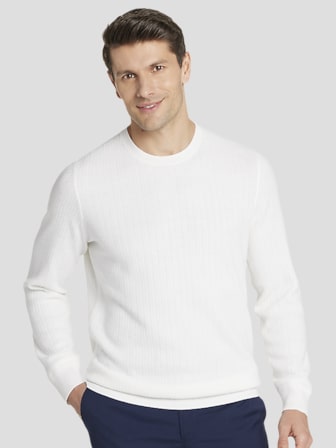 Joseph Abboud Modern Fit Cable Knit Turtleneck Sweater | Men's Sweaters |  Moores Clothing