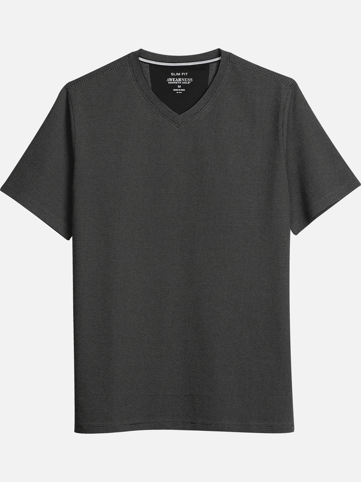 Awearness Kenneth Cole Slim Fit V-Neck Jacquard T-Shirt | All Sale| Men ...