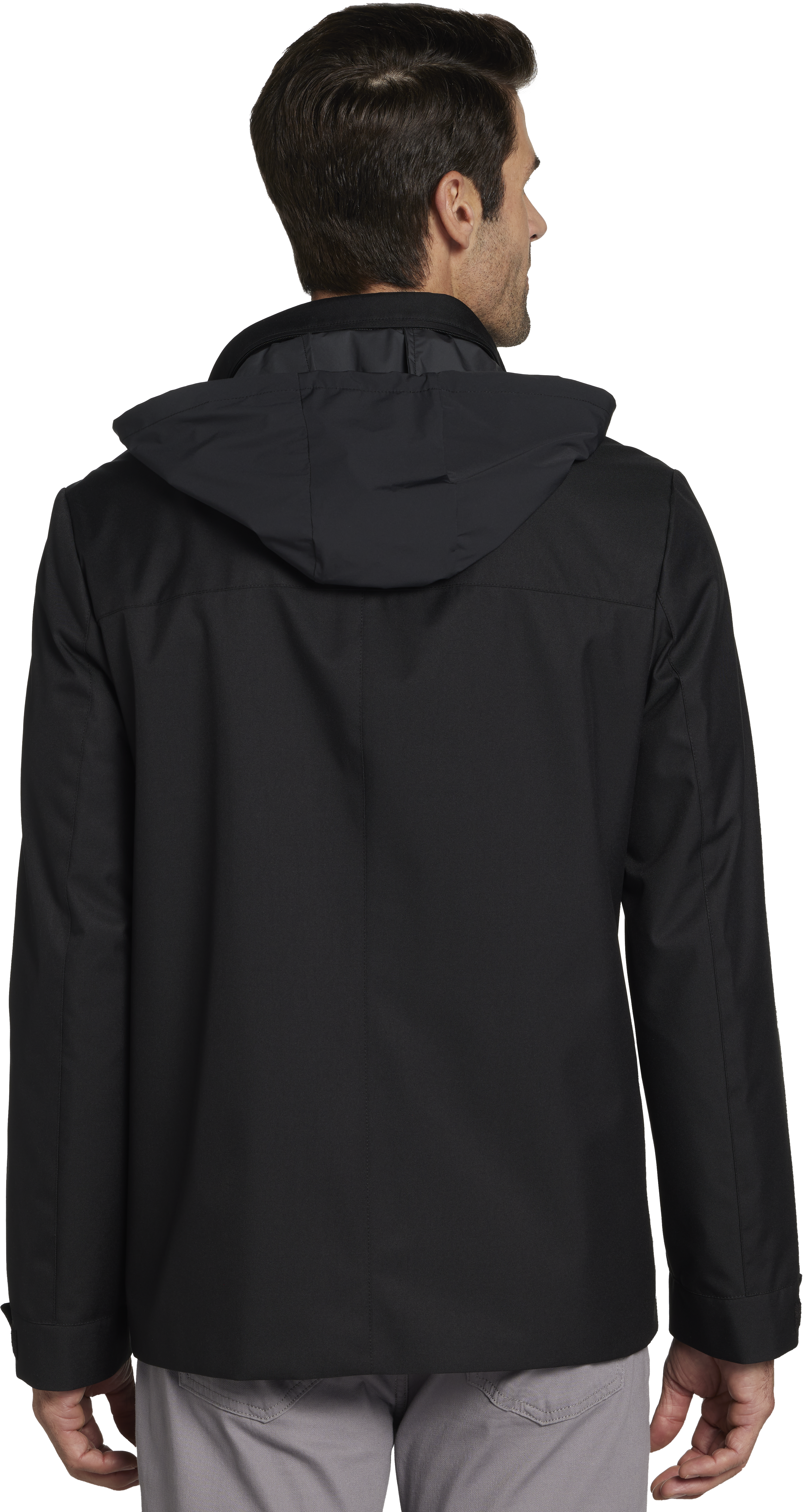 Slim Fit Soft Shell Rain Jacket