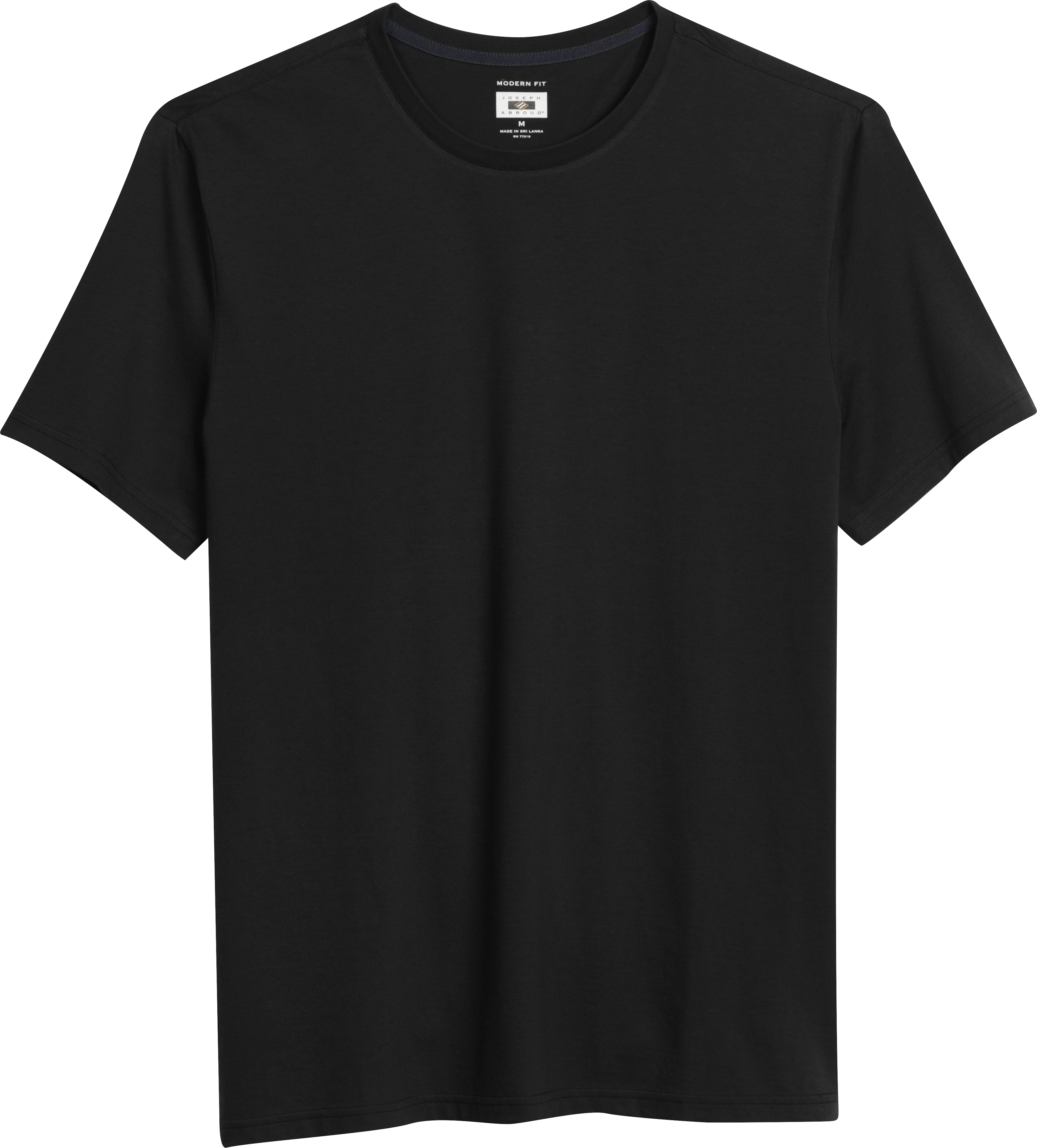 Tシャツ・カットソー BROOKSFIELD Men T Shirts 203CB005 0300 BLACK Archive Men's Black T-Shirt | Bash
