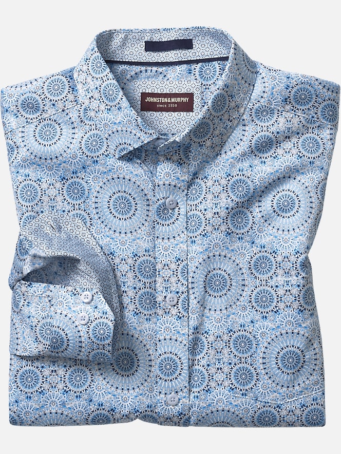 Johnston & Murphy Modern Fit Sport Shirt | All Sale| Men's Wearhouse