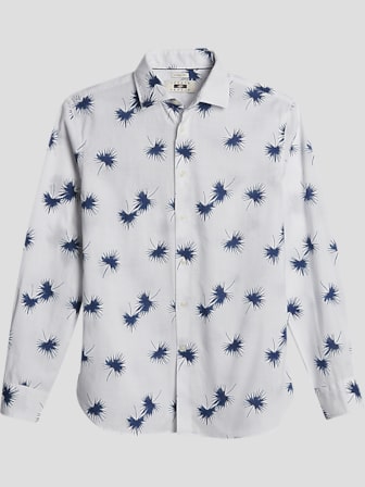 Joe Browns Men's Lily Print Casual Floral Shirt, Blue, X-Large :  : Fashion