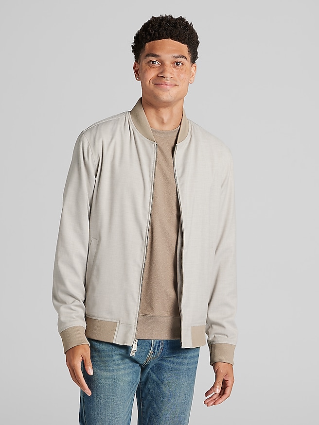 Awearness Kenneth Cole Big & Tall Men's Stretch Bomber Jacket