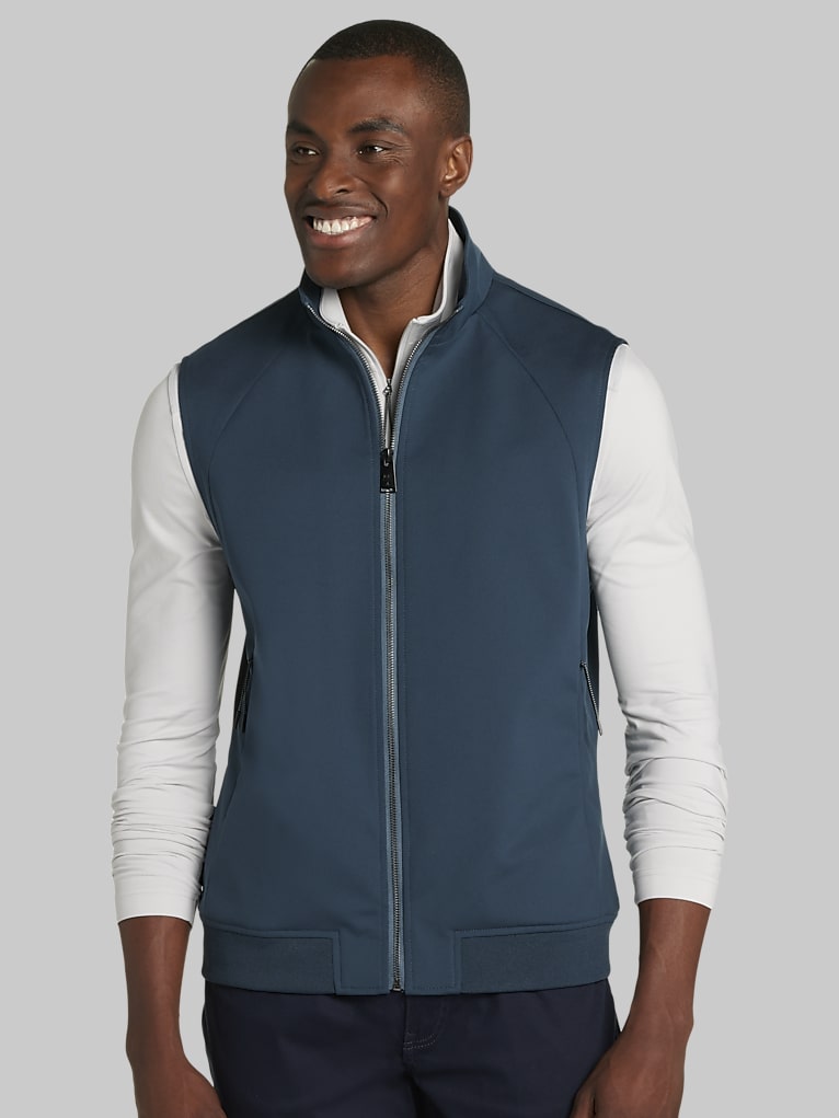 Awearness Kenneth Cole Slim Fit Performance Full Zip Vest