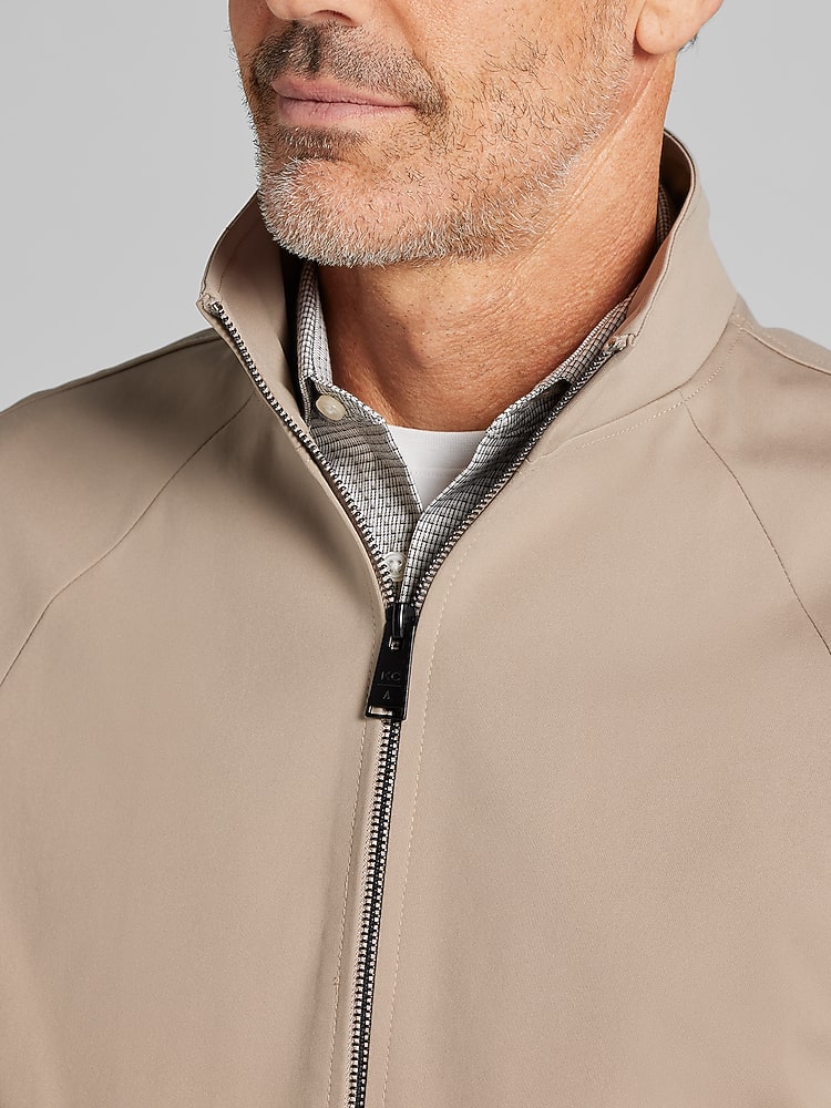 Awearness Kenneth Cole Modern Fit Performance Full Zip Vest, Khaki