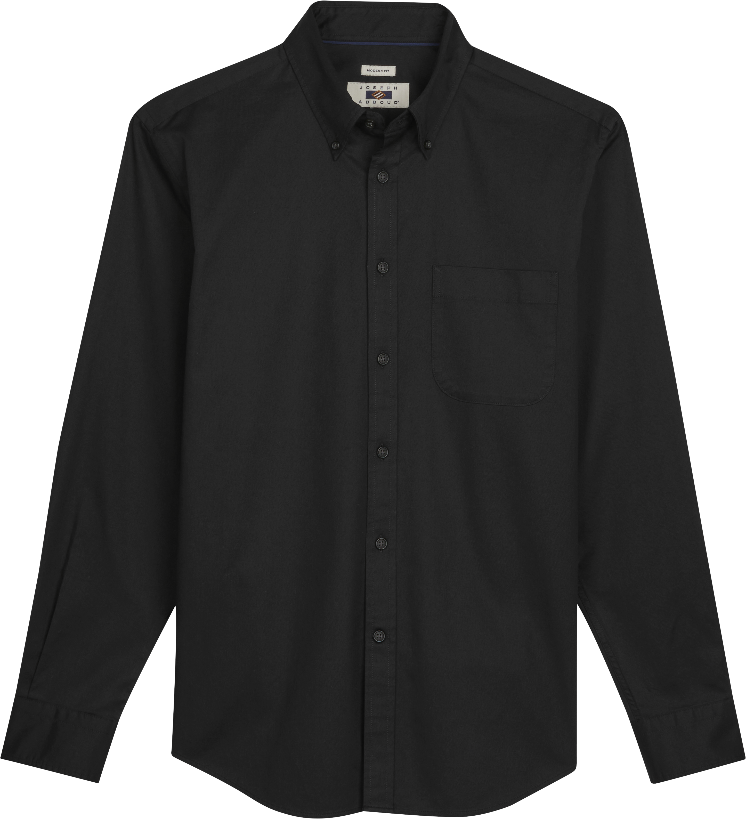 Modern Fit Twill Button Up Shirt