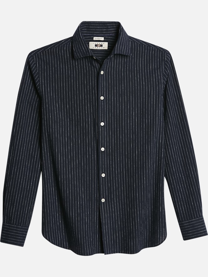 Joseph Abboud Modern Fit Wide Stripe Sport Shirt | All Sale| Men's ...