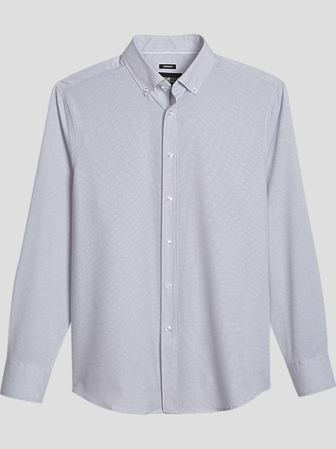 Awearness Kenneth Cole Modern Fit Performance 4-Way Stretch Button Up Shirt