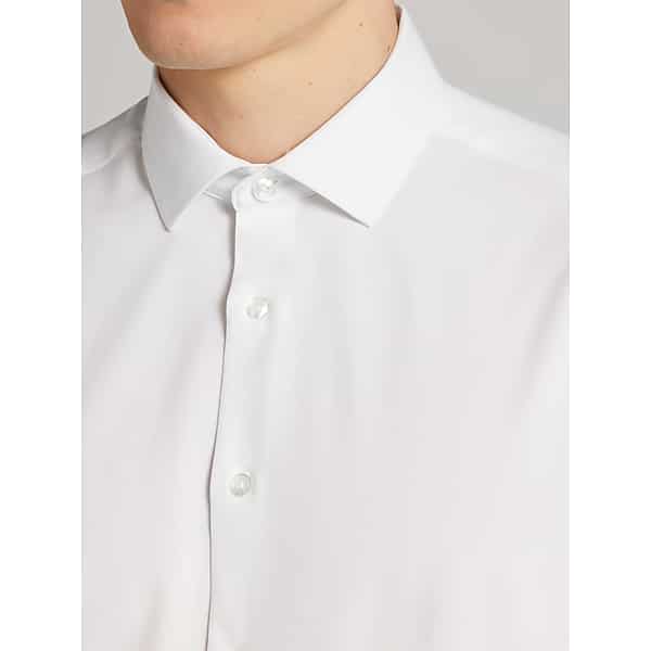 Awearness Kenneth Cole Big & Tall Men's CHILLFLEX Modern Fit Performance 4-Way Stretch Button Up Shirt White - Size: 1X