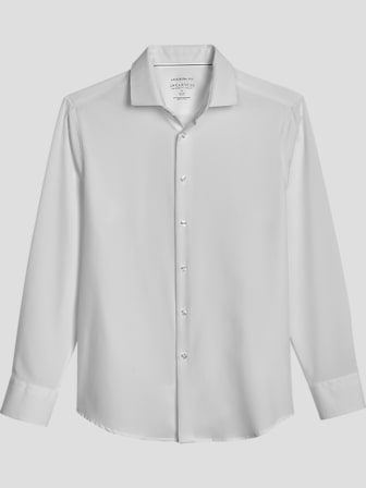Men's wearhouse white dress shirt clearance