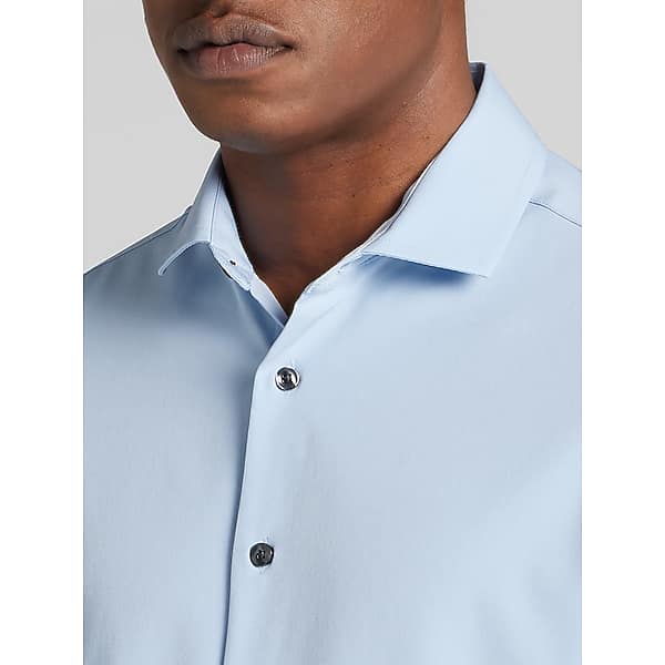 Awearness Kenneth Cole Big & Tall Men's Modern Fit Button-Up Shirt Light Blue - Size: XXL