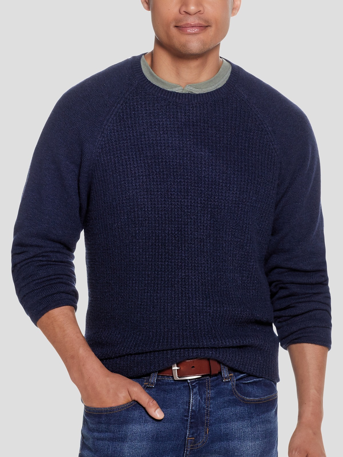 Weatherproof Vintage Vintage Soft Touch Crew Neck Sweater Sweaters Men s Wearhouse