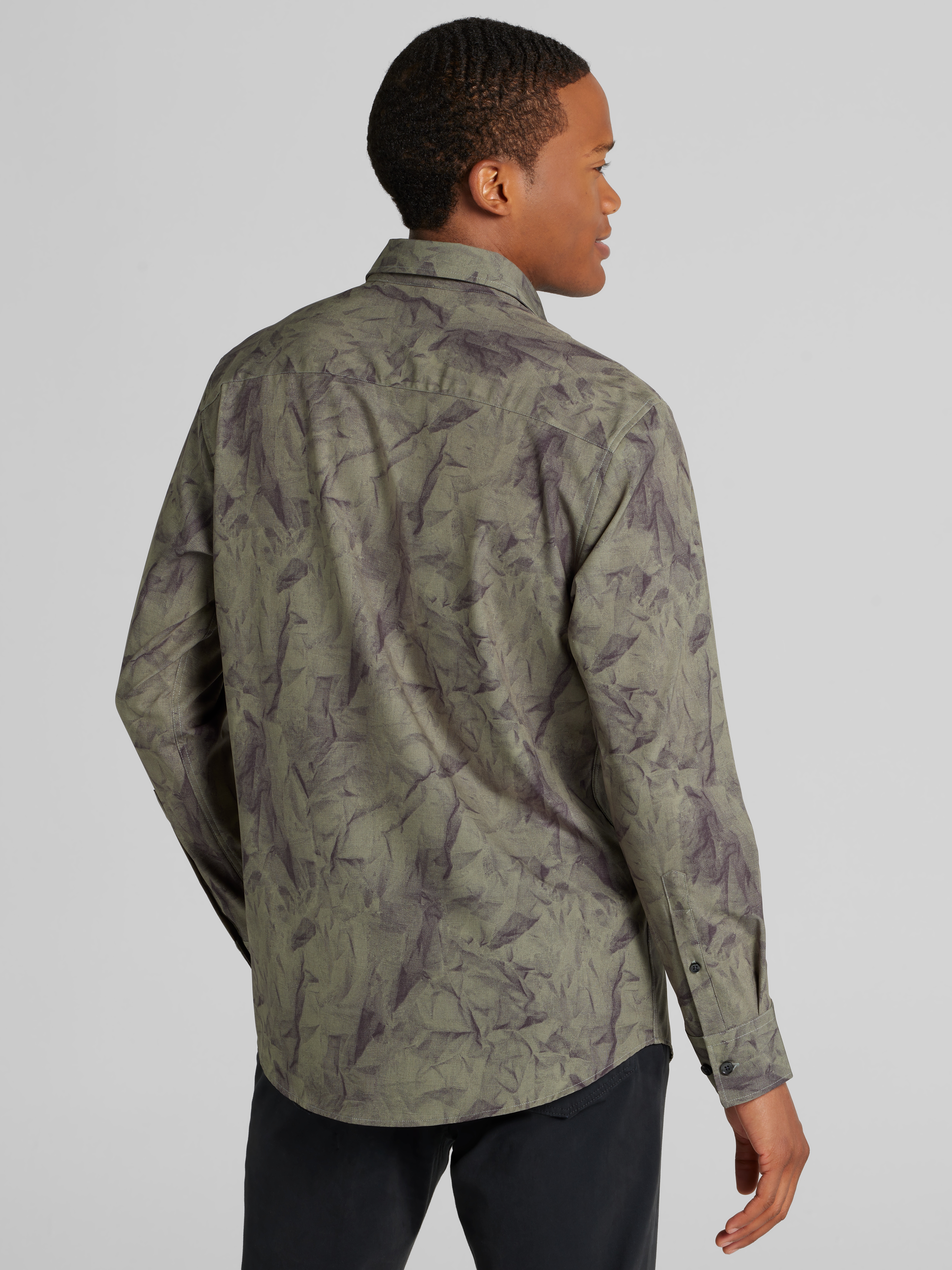 CHILLFLEX Slim Fit 4-Way Stretch Button Up Shirt