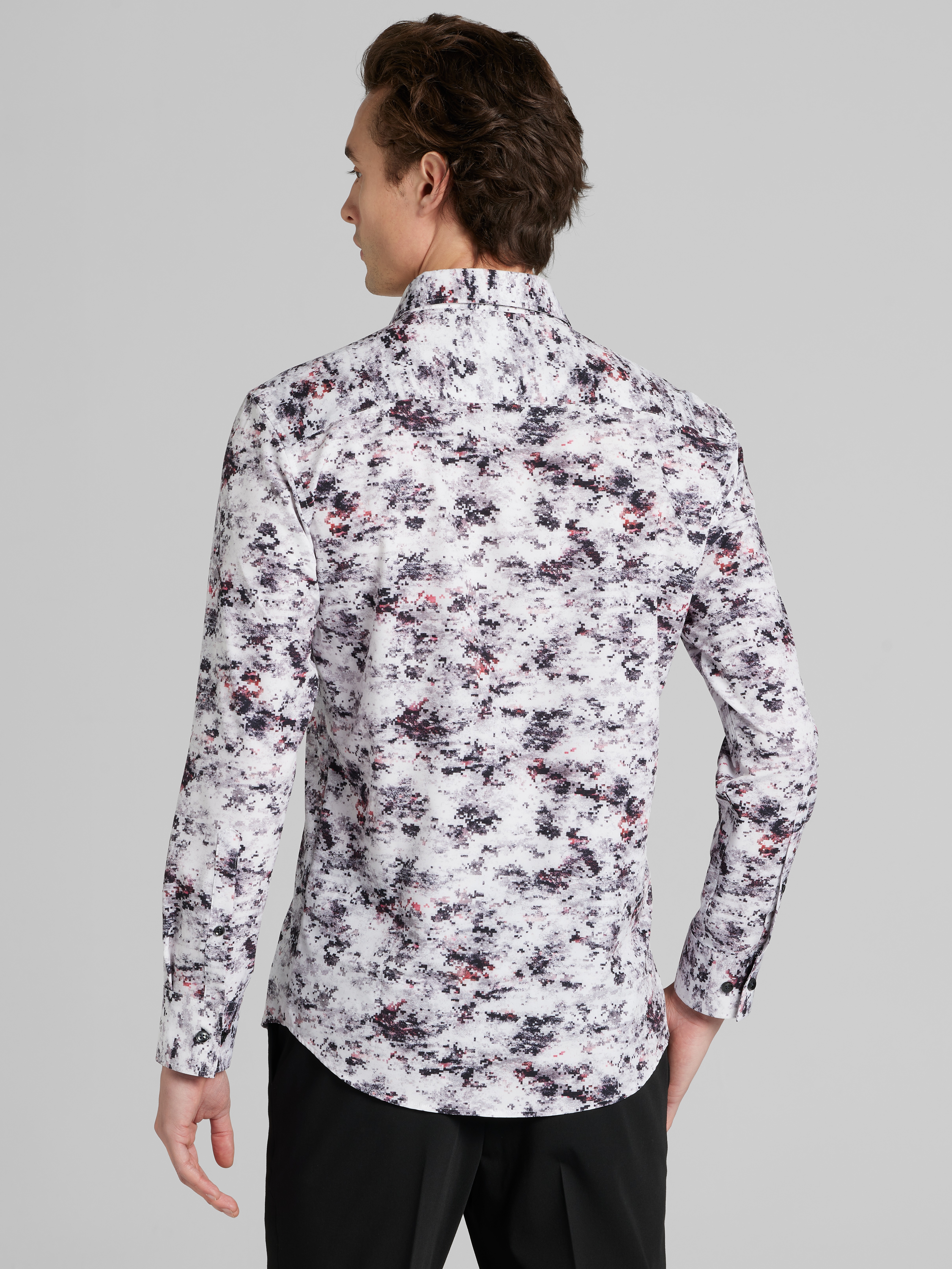 CHILLFLEX Slim Fit 4-Way Stretch Button Up Shirt