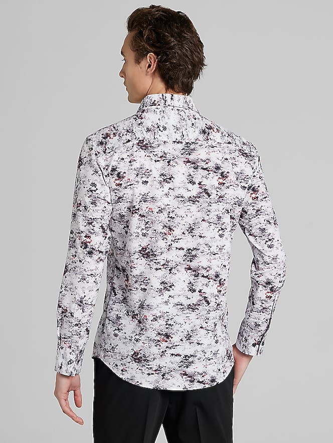 Awearness Kenneth Cole CHILLFLEX Slim Fit 4-Way Stretch Button Up Shirt