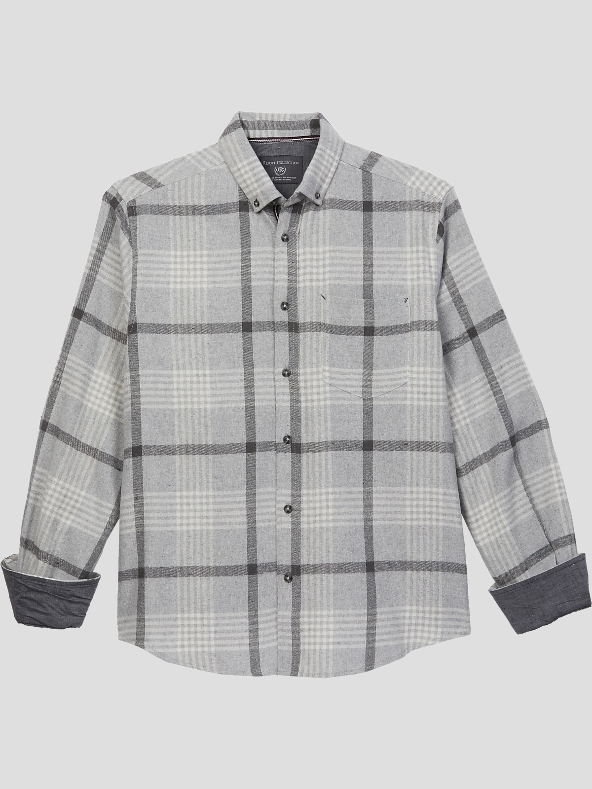 Grey tartan shirt clearance