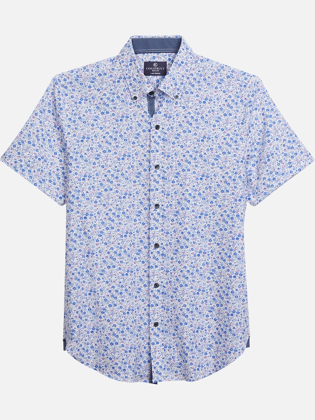Con.Struct Slim Fit Mini Floral Sport Shirt | All Sale| Men's Wearhouse