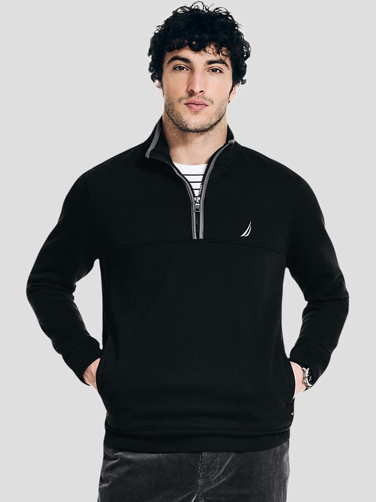 Classic Fit 1 4 Zip Fleece Pullover