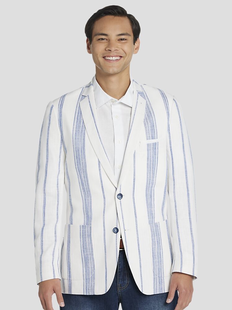 Blue paisley sport coat outlet