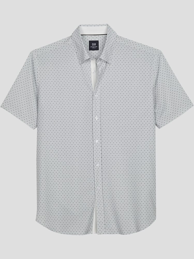 George Austin Modern Fit Abstract Dot Short Sleeve Sport Shirt Sport Shirts Men s Wearhouse