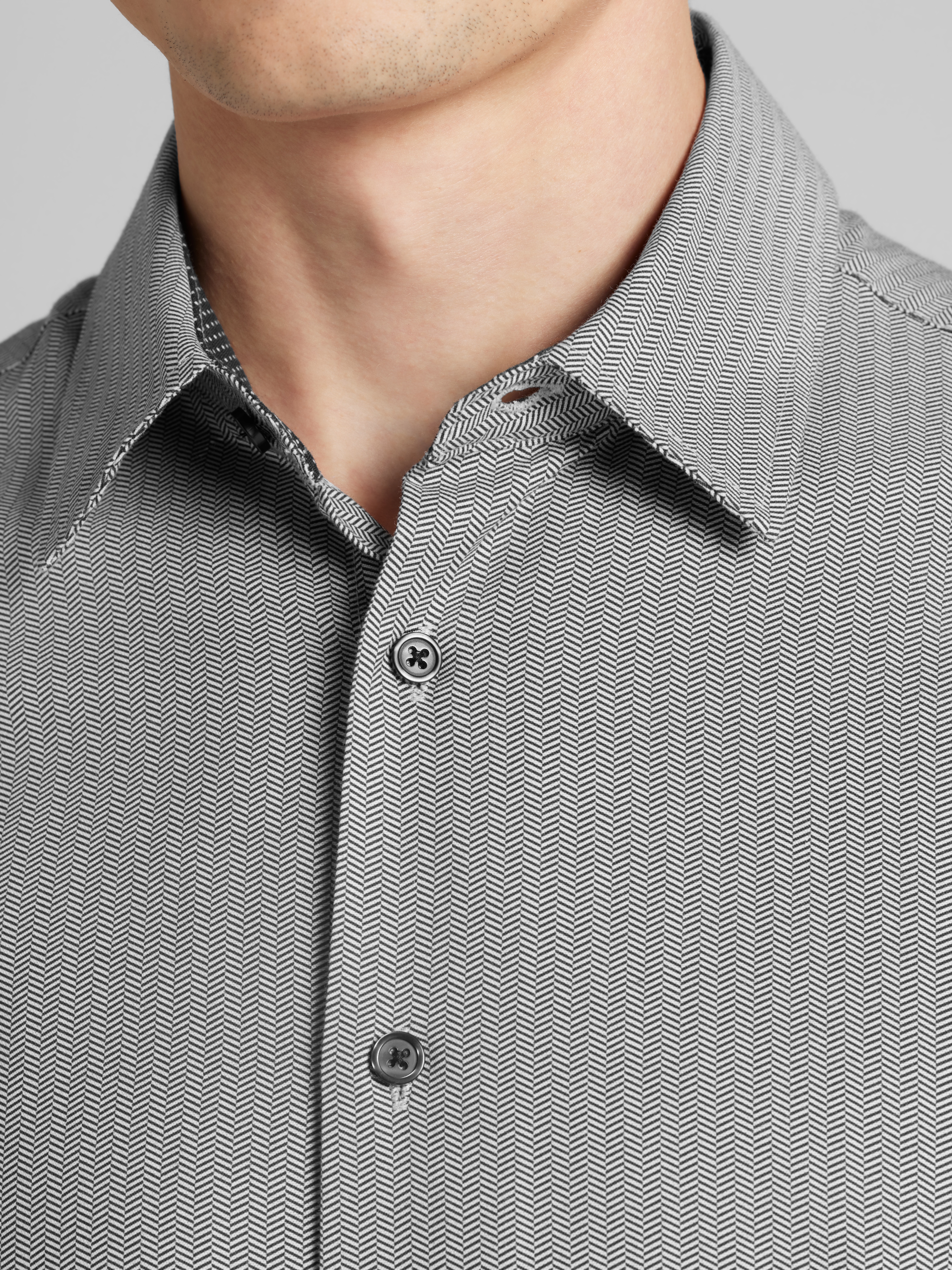 Modern Fit Comfort Stretch Hybrid Button Up Shirt