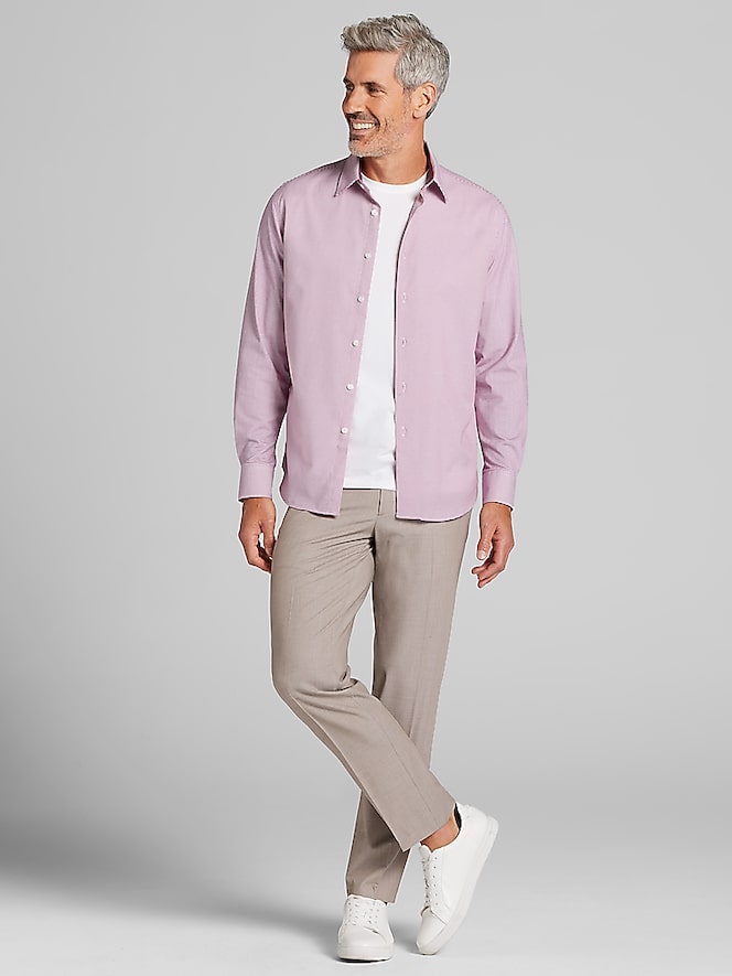 Joseph Abboud Modern Fit Comfort Stretch Hybrid Button Up Shirt