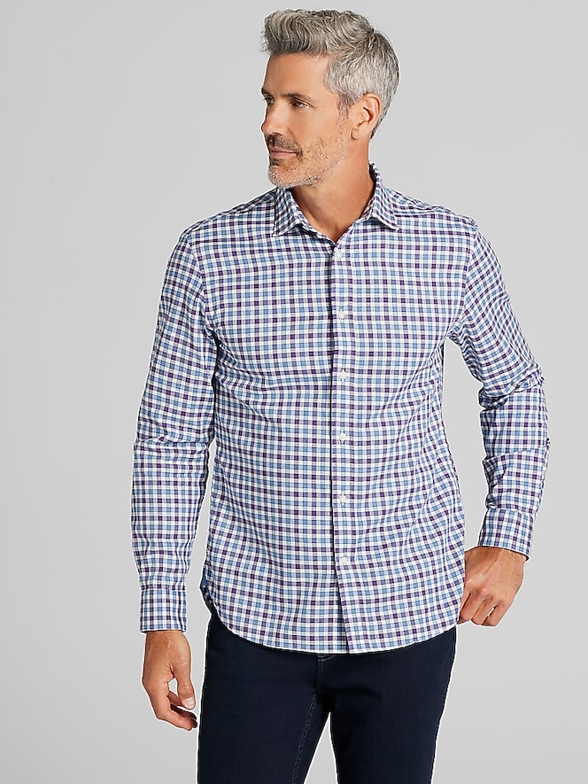Joseph Abboud Modern Fit Comfort Stretch Button Up Shirt