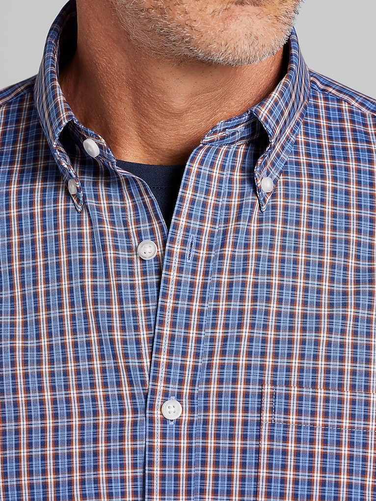 Wilke-Rodriguez Modern Fit Woven Button Up Shirt