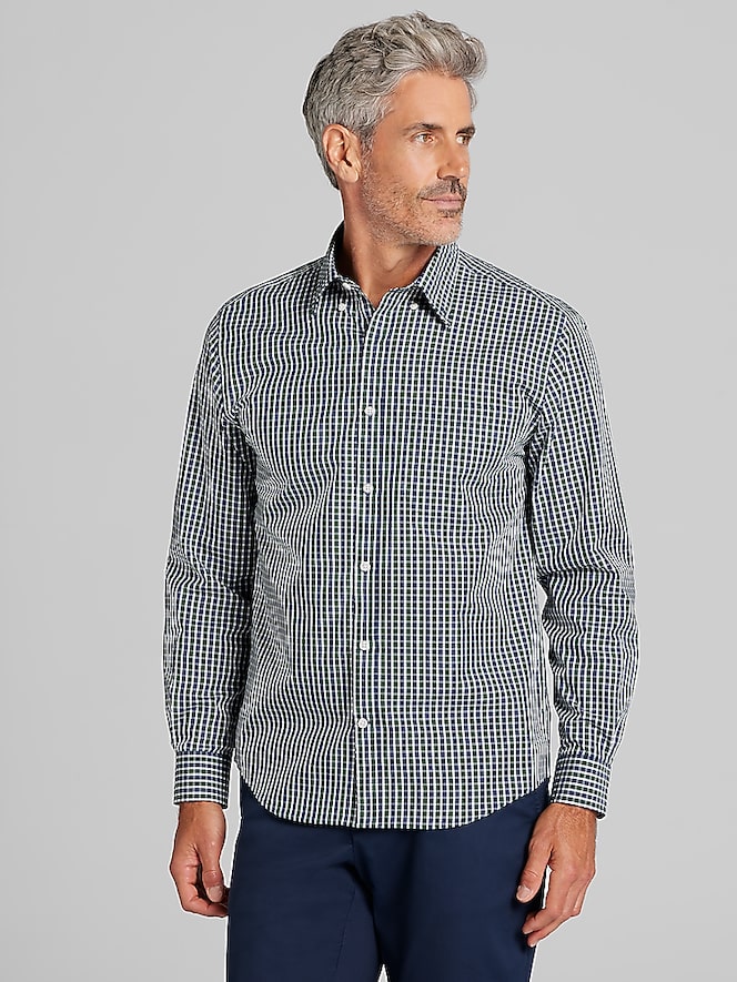 Wilke-Rodriguez Modern Fit Plaid Button Up Shirt