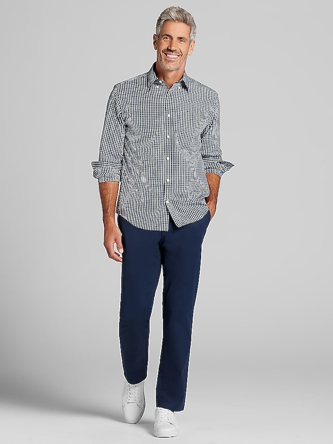 Wilke-Rodriguez Modern Fit Plaid Button Up Shirt