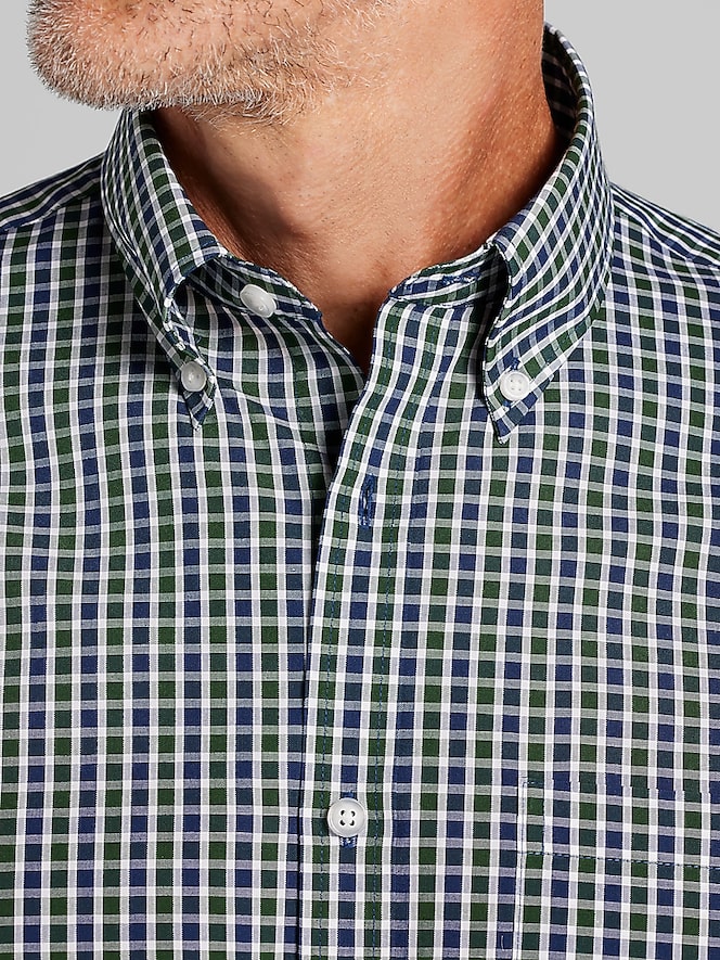 Wilke-Rodriguez Modern Fit Plaid Button Up Shirt