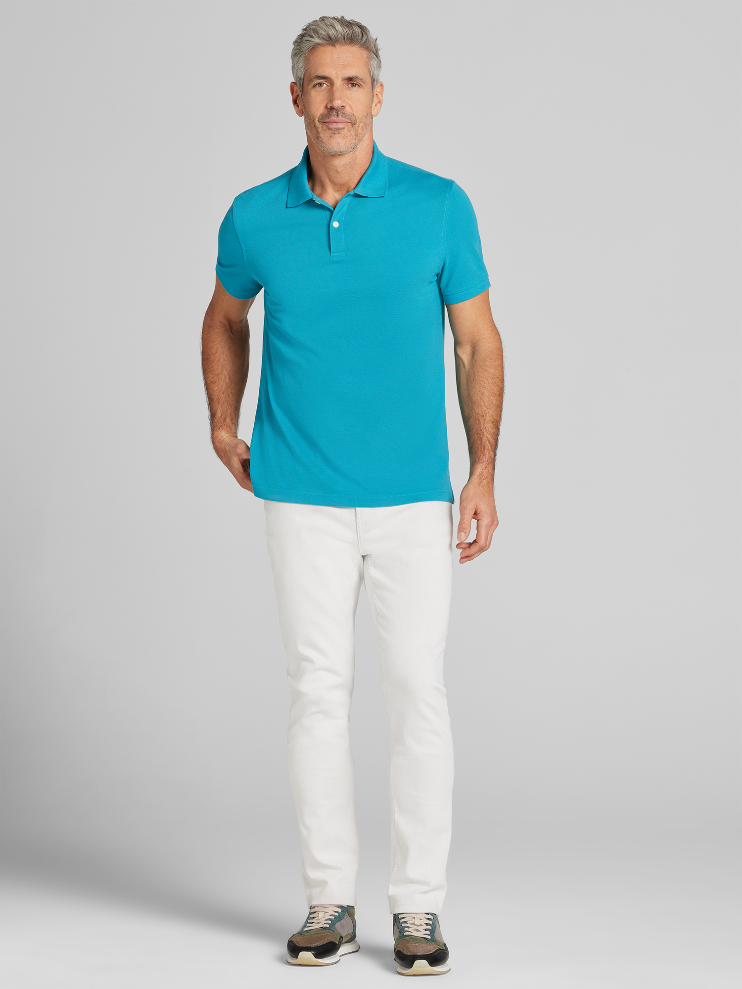 Modern Fit Pique Knit Polo