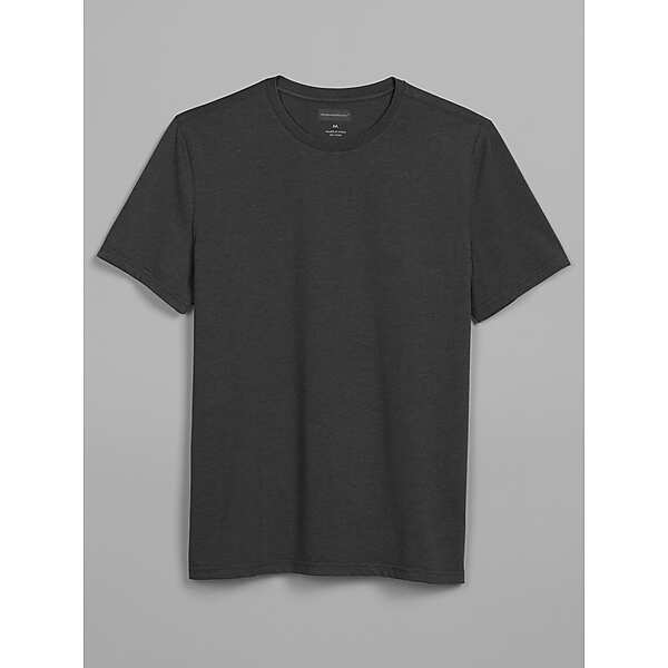 Wilke-Rodriguez Men's Modern Fit Cotton Blend Crewneck Tee Iron Gate - Size: Large