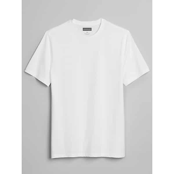 Wilke-Rodriguez Big & Tall Men's Modern Fit Cotton Blend Crewneck Tee Bright White - Size: XXL