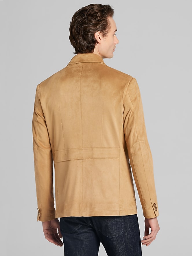 Paisley &Amp; Gray Microsuede Shirt Jacket