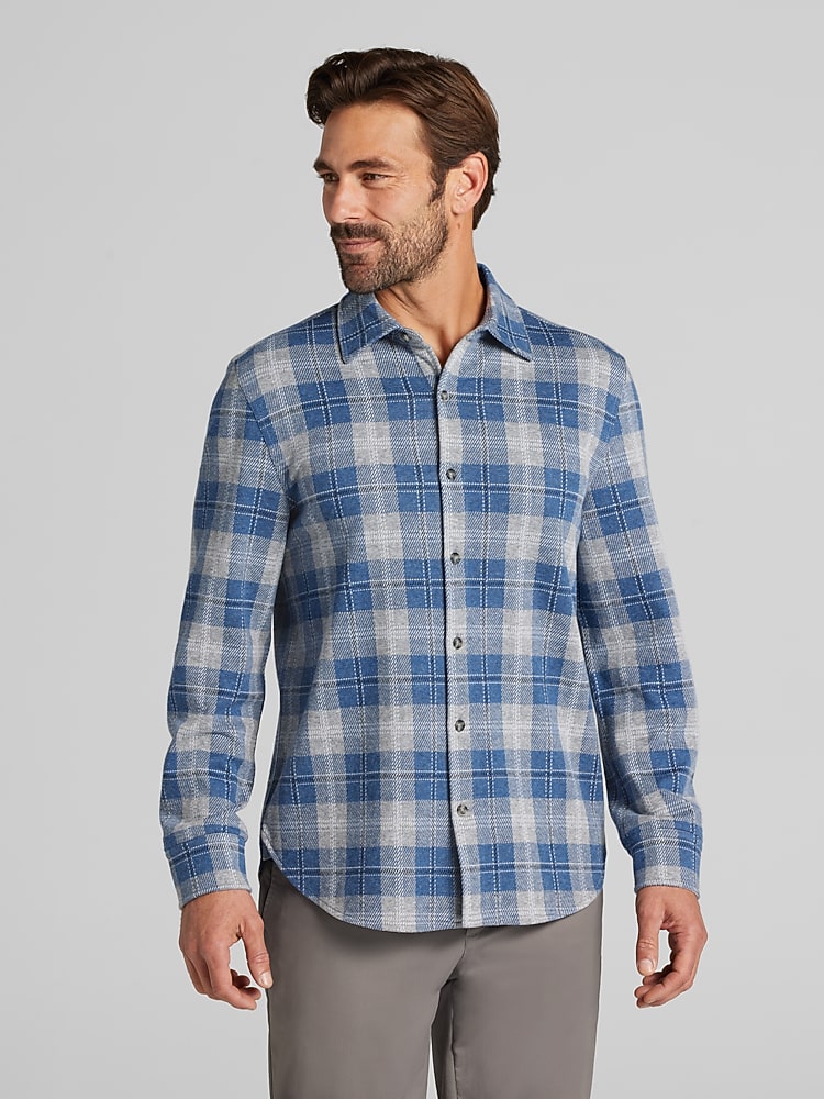Modern Fit Button Up Overshirt