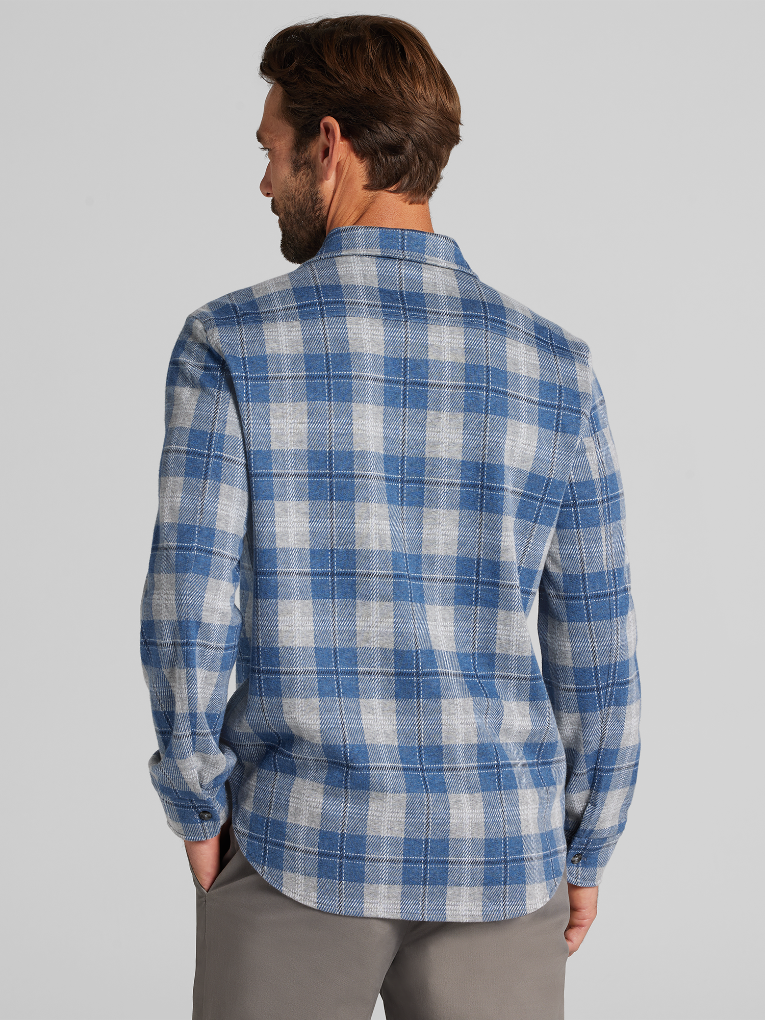 Modern Fit Button Up Overshirt