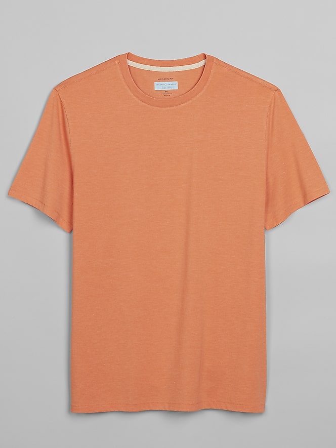 Joseph Abboud Modern Fit Burnout Crew Neck Tee