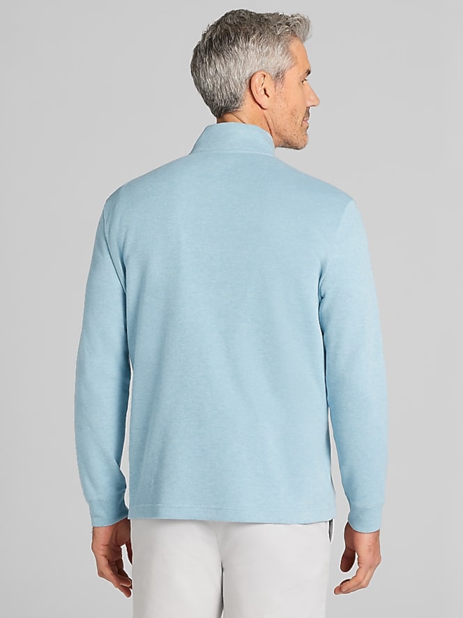 Joseph Abboud Cotton Modal Quarter Zip Pullover