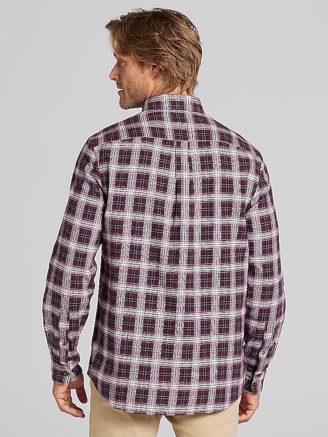 Wilke-Rodriguez Modern Fit Flannel Button Up Shirt
