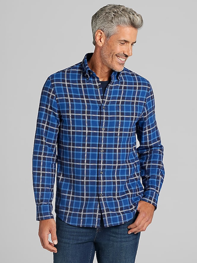 Wilke-Rodriguez Modern Fit Flannel Button Up Shirt