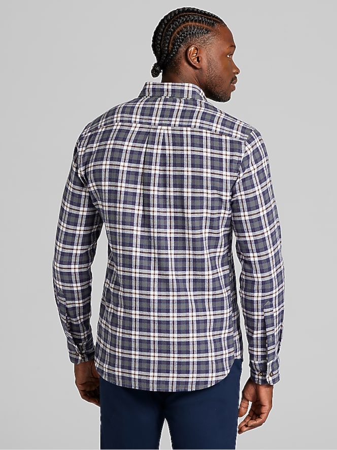 Wilke-Rodriguez Modern Fit Woven Flannel Button Up Shirt