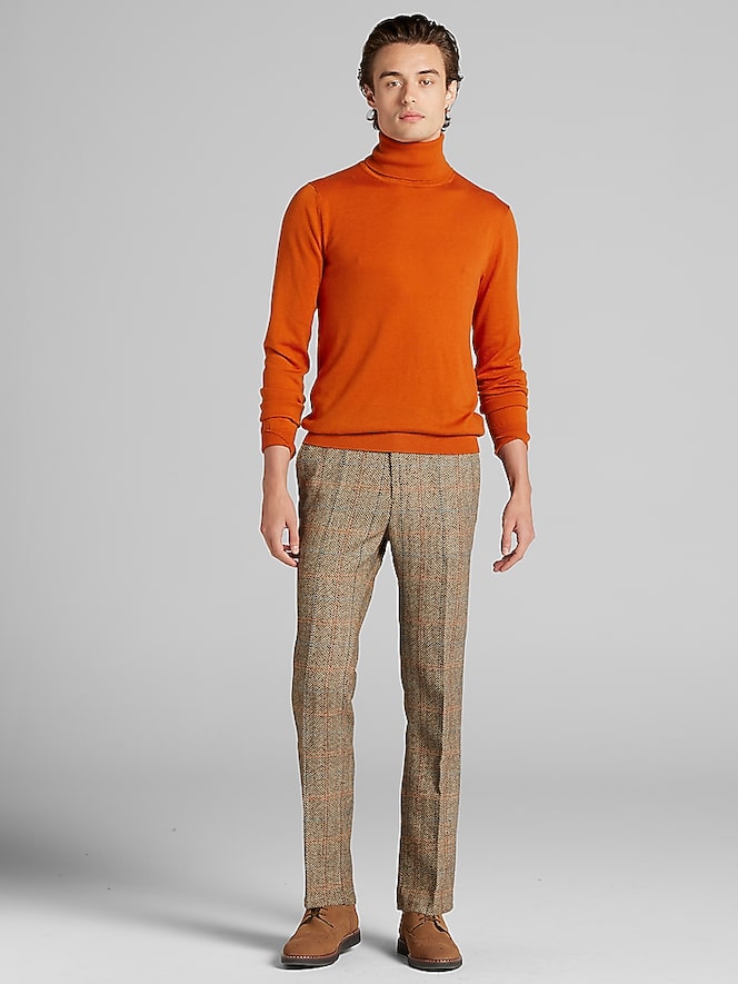 Paisley &Amp; Gray Slim Fit Turtleneck Sweater