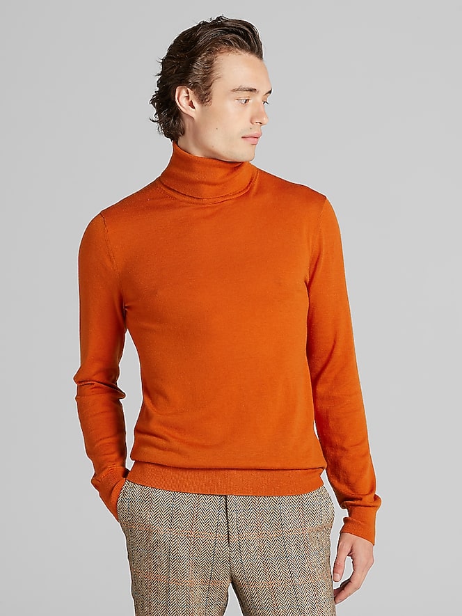 Paisley &Amp; Gray Slim Fit Turtleneck Sweater