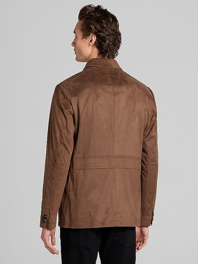 Paisley &Amp; Gray Microsuede Shirt Jacket