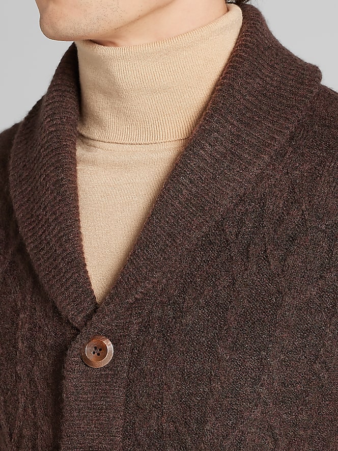 Paisley &Amp; Gray Slim Fit Shawl Collar Cardigan