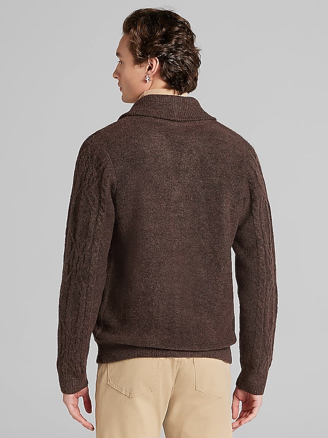 Paisley &Amp; Gray Slim Fit Shawl Collar Cardigan