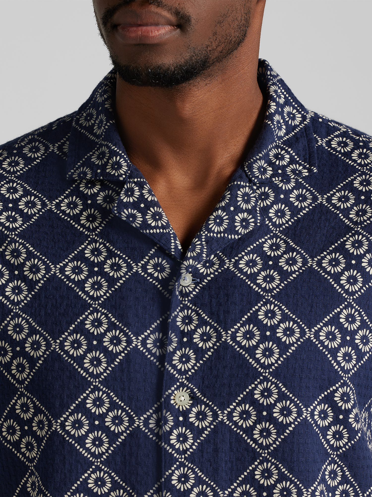 Modern Fit Premium Cotton Short Sleeve Camp Shirt