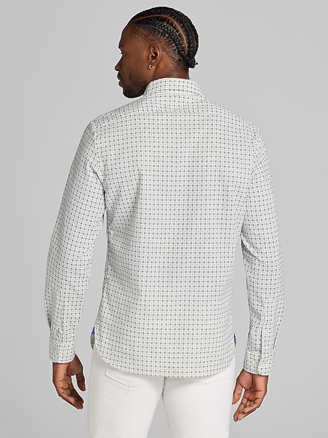 Joseph Abboud Modern Fit Linen Blend Button Up Shirt